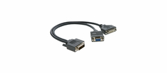 KRAMER ADC-DM/DF+GF Cable Adaptador DVI–I (M) a DVI–D (H) y 15–pines HD (H)