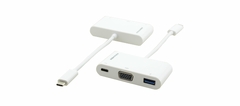 KRAMER ADC-U31C/M1 Cable Adaptador USB 3.1 Tipo C a VGA y USB 3.0 y PD - La Mejor Opcion by Creative Planet