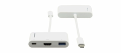 KRAMER ADC-U31C/M2 Cable Adaptador USB 3.1 Tipo C a HDMI y USB 3.0 y PD