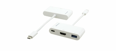 KRAMER ADC-U31C/M2 Cable Adaptador USB 3.1 Tipo C a HDMI y USB 3.0 y PD - La Mejor Opcion by Creative Planet
