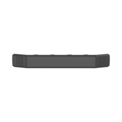 PANDUIT Unión Recta Para Canaleta de Piso AFR4BCBL6, Material PVC Rígido, Color Negro MOD: AFR4CCBL