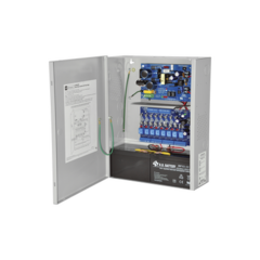 ALTRONIX Fuente para aplicaciones en control de acceso, y detección de incendio, con capacidad de respaldo para 12 y 24 Vcc @ 4 A , con 8 circuitos de control ( NO ) y 8 circuitos de control trigger voltaje de entrada de : 115 Vca, requiere batería. MOD: AL400ULACM