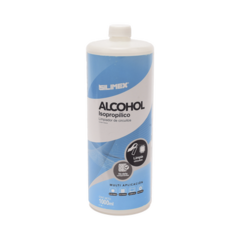 SILIMEX Alcohol Isopropilico para limpieza de equipos de vídeo, fibra óptica, cómputo, y equipo telefónico 1000 mL MOD: ALCOHOL