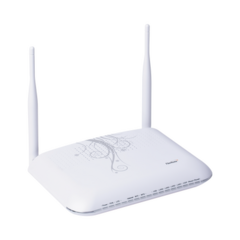 FIBERHOME ONU GPON, WiFi 2.4 GHz, MIMO 2X2, 4 Puertos Gigabit Ethernet, conector SC/UPC MOD: AN5506-04-FS