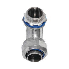 ANCLO Conector Curvo para tubo tipo Liquidtight de 1 1/4" (32 mm). Compatible con ANC-COT114. MOD: ANC-HLC114