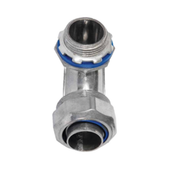 ANCLO Conector Curvo para tubo tipo Liquidtight de 1/2" (13 mm). Compatible con ANC-COT12. MOD: ANC-HLC-12