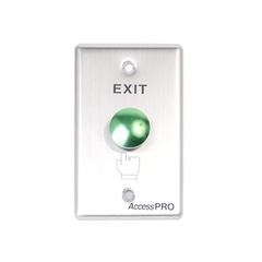 AccessPRO Botón Redondo Color Verde (IP65) MOD: APBRV