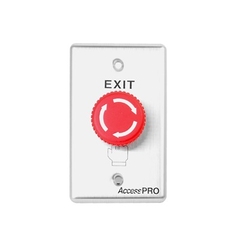 ACCESSPRO Botón de Paro de Emergencia / Salida de Emergencia en Color Rojo MOD: APBSEM