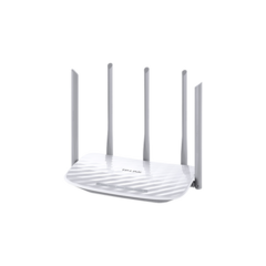 TP-LINK Router Inalámbrico doble banda AC, 2.4 GHz y 5 GHz Hasta 1350 Mbps, 5 antenas externas omnidireccional, 4 Puertos LAN 10/100 Mbps, 1 Puerto WAN 10/100 Mbps MOD: ARCHERC60