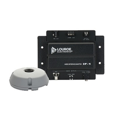 LOUROE ELECTRONICS Kit de monitoreo de una zona que incluye el micrófono VerifactA y la interface IF1 MOD: ASK-43-00