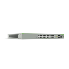 ALLIED TELESIS Switch PoE+ Administrable CentreCOM FS980M, Capa 3 de 24 Puertos 10/100 Mbps + 4 puertos SFP, 375 W MOD: AT-FS980M/28PS-10