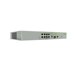 ALLIED TELESIS Layer 3 Lite Managed Access Switch, 8x 10/100T PoE, 1x SFP uplink, US Power Cord. AT-FS980M9PS-10