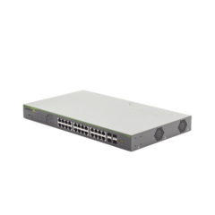 ALLIED TELESIS Switch PoE+ Gigabit WebSmart de 24 puertos 10/100/1000 Mbps + 4 puertos SFP Gigabit, 185 W, Version 2 MOD: AT-GS950/28PS-V2-10 - comprar en línea