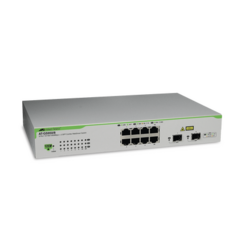 ALLIED TELESIS Switch WebSmart con 8 port 10/100/1000TX, 2 x 100/1000 SFP (ECO version) AT-GS950-8-10