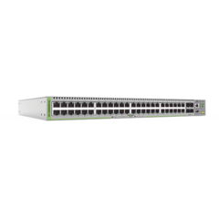 ALLIED TELESIS Switch Administrable CentreCOM GS980M, Capa 3 de 48 puertos 10/100/1000Mbps + 4 SFP Gigabit MOD: AT-GS980M/52-10