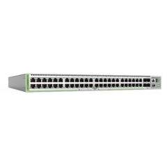 ALLIED TELESIS Switch Apilable L3 lite, 48 puertos 10/100/1000-T, 4 puertos SFP+ 10G MOD: AT-GS980MX-52-10
