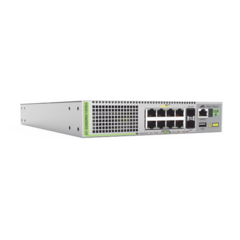 ALLIED TELESIS Switch Stackable L3, 8x Multi-Gigabit 100M/1/2.5/5G PoE++, 2x SFP+ MOD: AT-GS980MX/10HSM-10