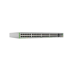 ALLIED TELESIS Switch L3 Stackable, 40x 10/100/1000-T PoE+ , 8x 100M/1G/2.5G/5G-T PoE+, 4x SFP+ Ports MOD: AT-GS980MX/52PSM-10