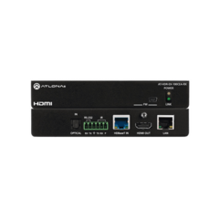 ATLONA Receptor 4K HDR HDBaseT con control, Ethernet y alimentación remota AT-HDR-EX-100CEA-RX
