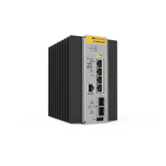 ALLIED TELESIS Switch Industrial Administrable Capa 2 de 4 Puertos 10/100/1000 Mbps + 2 Puertos SFP, 120 W MOD: AT-IE200-6GP-80