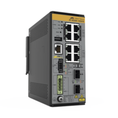 ALLIED TELESIS 8x 10/100/1000T, 2x 1G/10G SFP+, Industrial Ethernet, Layer 2+ Switch, PoE++ AT-IE220-10GHX-80