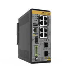 ALLIED TELESIS 8x 10/100/1000T, 2x 1G/10G SFP+, Industrial Ethernet, Layer 2+ Switch, PoE++ (TAA) AT-IE220-10GHX-980