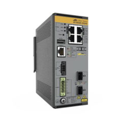 ALLIED TELESIS 4x 10/100/1000T, 2x 1G/10G SFP+, Industrial Ethernet, Layer 2+ Switch, PoE++ Support (TAA) AT-IE220-6GHX-980