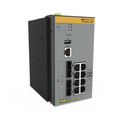 ALLIED TELESIS Switch Industrial Capa 3, 8x 10/100/1000T PoE+, 4x 100/1000X SFP, (TAA compliant) MOD: AT-IE340-12GT-980 - buy online