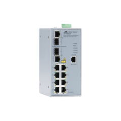 ALLIED TELESIS Switch Industrial Administrable de 8 Puertos 10/100 Mbps + 2 Puertos SFP Combo MOD: AT-IFS802SP-80