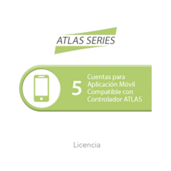ZKTECO Licencia de 5 cuentas para aplicación Móvil compatible con controlador ATLAS ATLAS-APP5