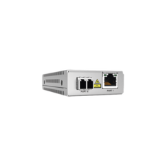ALLIED TELESIS Convertidor de medios Gigabit Ethernet a fibra óptica, conector LC, monomodo (SMF), versión TAA (Trade Agreement Act), 10 km MOD: AT-MMC2000LX/LC-TAA-60