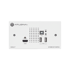ATLONA ATLONA DUAL- GANG TX WALL PLATE WITH USB PASS THROUGH FOR EUROPE MOD: AT-OME-EX-TX-WP-E