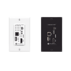 ATLONA Placa de pared con Switcher y Transmisor HDBaseT con entradas HDMI y USB-C con concentrador USB para integración de AV MOD: AT-OME-SW21-TX-WPC
