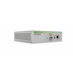 ALLIED TELESIS Convertidor de medios Gigabit Ethernet PoE+ a fibra óptica, conector LC, multimodo (MMF), distancia hasta 550 m MOD: AT-PC2000/LC-960