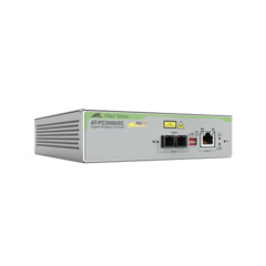 ALLIED TELESIS Convertidor de medios Gigabit Ethernet PoE+ a fibra óptica, conector SC, multimodo (MMF), distancia hasta 550 m MOD: AT-PC2000/SC-960 - buy online