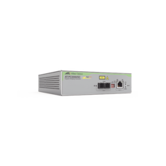 ALLIED TELESIS Convertidor de medios Gigabit Ethernet PoE+ a fibra óptica, conector SC, multimodo (MMF), distancia hasta 550 m MOD: AT-PC2000/SC-90