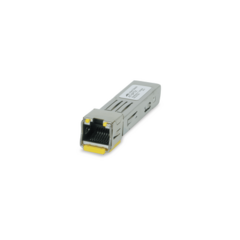 ALLIED TELESIS Transceptor MiniGbic SFP 10/100/1000 Mbps, distancia 100 m conector RJ-45 MOD: AT-SPTX