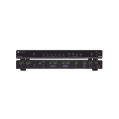 ATLONA 4 HDMI ; 2 VGA INPUT ; 2 OUTPUT SWITCHER WITH SCALER ; POE ; AND ETHERNET. MOD: AT-UHD-CLSO-601