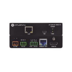 ATLONA ATLONA HDMI TRANSMITTER W/IR ; RS-232 ; AND ETHERNET WITH POE. MOD: AT-UHD-EX-100CE-TX