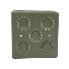 AMANCO-WAVIN Caja Cuadrada de 1/2" - 3/4" para PVC Conduti Pesado. MOD: ATUP34CA