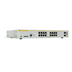 ALLIED TELESIS Switch Administrable Capa 3, 16 puertos 10/100/1000 Mbps + 2 puertos SFP Gigabit MOD: AT-X230-18GT-10