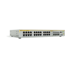 ALLIED TELESIS Switch Administrable Capa 3, 24 puertos 10/100/1000 Mbps + 4 puertos SFP Gigabit MOD: AT-X230-28GT-10