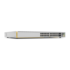 ALLIED TELESIS Switch Stackeable Capa 3, 24 puertos 10/100/1000 Mbps + 4 puertos SFP+ 10 G, fuente redundante MOD: AT-X510-28GTX-10
