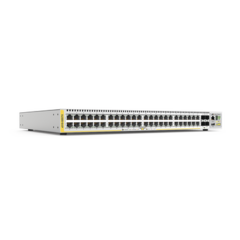 ALLIED TELESIS Switch Stackeable Capa 3, 48 puertos 10/100/1000 Mbps + 4 puertos SFP+ 10 G, fuente redundante MOD: AT-X510-52GTX-10