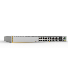 ALLIED TELESIS Switch PoE+ Stackeable Capa 3, 20 puertos 10/100/1000 Mbps + 4 x 100M/1G/2.5/5G-T + 4 puertos SFP+ 10 G, hasta 740 W, fuente redundante, NetCover Preference MOD: AT-X530-28GPXM-B11