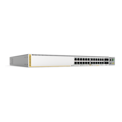 ALLIED TELESIS Switch Stackeable Capa 3, 20 puertos 10/100/1000 Mbps + 4 x 100M/1G/2.5/5G-T + 4 puertos SFP+ 10 G, fuente redundante MOD: AT-X530-28GTXM-10