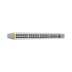 ALLIED TELESIS Switch PoE+ Stackeable Capa 3, 48 puertos 10/100/1000 Mbps + 4 puertos SFP+ 10 G, hasta 740 W, fuente redundante MOD: AT-X530L-52GPX-10