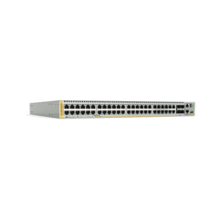 ALLIED TELESIS Switch Stackeable Capa 3, 48 puertos 10/100/1000 Mbps + 4 puertos SFP+ 10 G y dos bahías hotswap PSU, Versión Federal MOD: AT-X930-52GTX-901