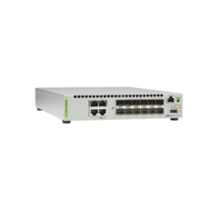 ALLIED TELESIS Switch Capa 3 Stackeable 10 Gigabit , 12 puertos SFP/SFP+ 10G y 4 puertos 100/1000/10G Base-T (RJ-45) MOD: AT-XS916MXS-10