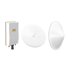MIMOSA NETWORKS Kit de radio B5c con antena de 28 dBi , Frecuencia (4.9-6.5 GHz), incluye jumper y radomo, ideal para distancias de hasta 20km MOD: B5C-TXP-KIT